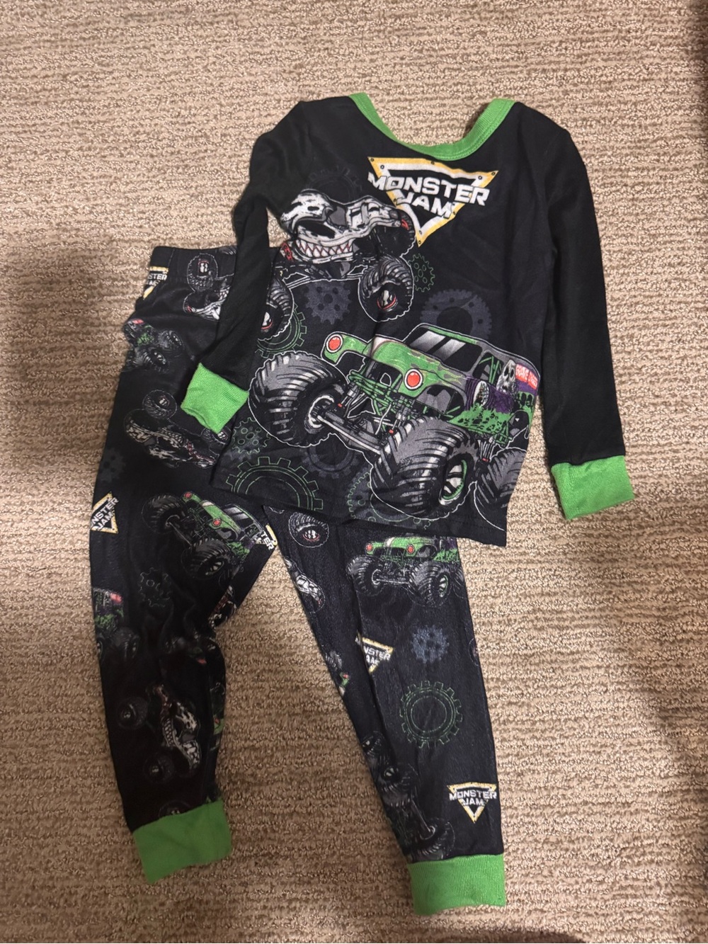 Monster Jam pajamas size 4T